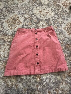 J. Crew corduroy Pink Skirt